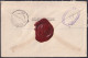 F-EX48618 SOUTH AFRICA 1950 REGISTERED COVER TO TANGER. GREAT RED SEALLED.  - Autres - Afrique