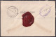 F-EX48618 SOUTH AFRICA 1950 REGISTERED COVER TO TANGER. GREAT RED SEALLED.  - Sonstige - Afrika