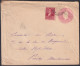 F-EX48657 ARGENTINA 1891 POSTAL STATIONERY COVER TO URUGUAY.  - Covers & Documents