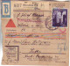 POLAND/at Gen.Government.  1941/Warschau, Mixed-franking Packet Recepit/cash Collection. - Generalregierung
