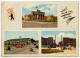 Germany, DDR 1967 Postcard Gruß Aus Berlin - Brandenburger Tor, Bahnhof Friedrichstraße, Alexanderplatz - Porta Di Brandeburgo