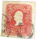 RARE*** Washington 1899 Timbre Carré Coupé Scott U385 US Postage Stamp Two Cents - TBE - 1861-65 Confederate States