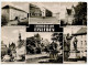 Germany, DDR 1963 RPPC Postcard Lutherstadt Eisleben - Multiple Views; 10pf. Chairman Walter Ulbricht Stamp - Lutherstadt Eisleben