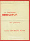 Calendrier Année 1963 - Serrures Debeaurain à Béthencourt-sur-Mer (800) - Quincailleries Serrures Fermetures - Big : 1961-70