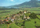 Schweiz- FR: Gruyeres, Gesamtansicht Mit Burg - Gruyères