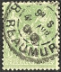 YT 102 Paris (16) R. Réaumur (de 1880 à 1900) 08.04.1900 SAGE 5c Vert-jaune Type III France – Face - 1898-1900 Sage (Type III)