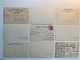 Switzerland LOT (nine Postcards) Luzern Pilatus Zurich Brunigstrasse Schloss Baden Aargau Bern Aigle - Colecciones Y Lotes