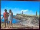 Easter Island Isla De Pascua Rapa Nui Photo Of A Couple And Some Other People And Moais , Nice Postcard - Rapa Nui