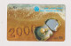 QATAR - Year 2000 Pearl Oyster Magnetic Phonecard - Qatar