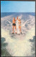 Water-Ski Postcard Couple Riding The Ski Set And Being Dragged By The Boat - Sci Nautico