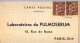 1937 PORTUGAL , BORBA / PARIS , TARJETA POSTAL " BON POUR UN ÉCHANTILLON " , MEDICINA , LABORATORIO - Lettres & Documents