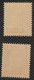 Année 1945-N°239 + 241 Neufs**MNH : Type Marianne De Gandon : Timbres De France Surchargés "ALGERIE" - Neufs