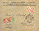 1923 POLONIA  , POLSKO - AMERYKANSKI BANK LUDOWY , SOBRE COMERCIAL CERTIFICADO , KRAKÓW - LUXEMBOURG - Briefe U. Dokumente