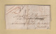 Angleterre - Griffe Sur Lettre De Londres Pour La France - 1819 - 1801-1848: Precursors XIX