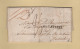 Angleterre - Griffe Sur Lettre De Londres Pour La France - 1819 - 1801-1848: Precursori XIX