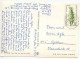 Germany, DDR 1977 RPPC Postcard Mansfeld - Südharz - Multiple Views; 10pf. Orchid Flowers Stamp; Hettstedt Postmark - Mansfeld