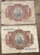 2 Billets 1 Peseta 1953 - 1-2 Peseten