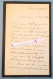 ● L.A.S 1865 Joseph Ernest PORTALIS - Conseil D'Etat - Patry - Laigle Orne - Député Du VAR Lettre Autographe 3 Photos - Politico E Militare