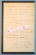 ● L.A.S 1865 Joseph Ernest PORTALIS - Conseil D'Etat - Patry - Laigle Orne - Député Du VAR Lettre Autographe 3 Photos - Politiek & Militair