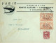 1932 Brasil / Brazil Varig 1.º Voo / First Flight Porto Alegre - Bagé - Livramento (volta / Return) - Posta Aerea