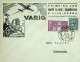 1932 Brasil / Brazil Varig 1.º Voo / First Flight Porto Alegre - Santa Cruz - Santa Maria - Uruguaiana - Poste Aérienne