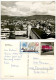 Germany, DDR 1979 RPPC Postcard Sonneberg - Panoramic View; 20pf. Diesel Locomotive & 20pf. World Navigation Day Stamps - Sonneberg