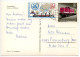 Germany, DDR 1979 RPPC Postcard Sonneberg - Panoramic View; 20pf. Diesel Locomotive & 20pf. World Navigation Day Stamps - Sonneberg