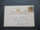 GB Kolonie Ceyon 1896 Ganzsache GA / Post Card Stempel Colombo A Als Orts PK - Ceylon (...-1947)