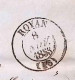 Lettre, Préphilatélie, Précurseurs XIX E Siècle, 1853, Royan 16 à Aulnay 16, 4 Scans - 1801-1848: Précurseurs XIX