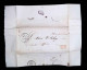Lettre, Préphilatélie, Précurseurs XIX E Siècle, 1845, Sauzé 75 Deux Sèvres à Aulnay 16, 4 Scans, P.P. (rouge) - 1801-1848: Precursors XIX