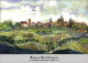 Ansichtskarte Bad Liebenwerda Künstlerkarte: Panorama-Ansicht 1999 - Bad Liebenwerda