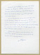 Jean Foyer (1921-2008) - Homme Politique - Intéressante Lettre Autographe Signée - Politiques & Militaires