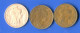 5  Cents  1907 +1908+1909 - 5 Centimes