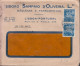 1944. PORTUGAL Pair 1$75 Stampshow In Lisboa On Censored Cover (ISIDORO SAMPAIO DÓLIVEIRA MAQ... (Michel 668) - JF542793 - Neufs