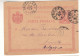 Roumanie - Carte Postale De 1895 - Entier Postal - Oblit Bucuresti - Exp Verss Bruxelles - - Cartas & Documentos