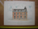 XXe Planche PETITES CONSTRUCTIONS FRANCAISES Maison Bourgeoise Thezard - Architecture