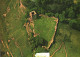 DERBYSHIRE, ENGLAND, PEVERIL CASTLE, ARCHITECTURE, AERIAL VIEW, UNITED KINGDOM, POSTCARD - Derbyshire