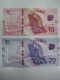 Currency MACAO Macau 10 & 20 Patacas, 2020, Bank Of BNU, 2024 New Issue Banknote UNC - Macao