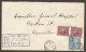 1945 Registered Cover 13c War/Airmail CDS Hamilton Ontario Sub No 15 Local - Postal History