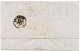SUISSE - 15 RP MARGE SUR LETTRE FRONTALIERE DE BALE POUR MULHOUSE, 1857 - Storia Postale