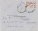 LEBANON 1959, 35 Pia. Electric Central "Chamoun" Single Postage On Superb Re-Directed Airmail-Cover W. Arrival-K2 "ANNAN - Libano