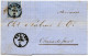 SUISSE - SBK 23 10C SUR LETTRE DE BOUDRY, 1866 - Briefe U. Dokumente