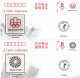 Delcampe - China 2008 Beijing Bearing Olympic Passion(Olympic Emblems)-Commemorative Covers(19 Sets) - Verano 2008: Pékin