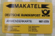 Makatel Deutsche Bundespost User Card, Used - Other & Unclassified