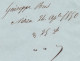 1850 - Lettre En Français De Nizza / Nice Maritime Vers Genova / Gênes (les 2 Villes Alors En Piémont-Sardaigne) - Sardinia