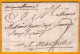 1737 - Marques Postales TAMPON + MANUSCRITE DE CARCASSONNE, Aude Sur LAC De Pennautier Vers Marseille, BdR - 1701-1800: Vorläufer XVIII