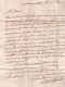 1737 - Marques Postales TAMPON + MANUSCRITE DE CARCASSONNE, Aude Sur LAC De Pennautier Vers Marseille, BdR - 1701-1800: Precursors XVIII