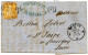 SUISSE - SBK 32  20C SUR LETTRE FRONTALIERE DE GENEVE POUR SAINT JEOIRE, 1863 - Lettres & Documents