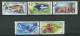 26265 Bulgarie N°3424/8°  Phoque, Orque, Morse, Dauphin, Otarie  1991 TB - Used Stamps