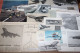 Lot De 63g D'anciennes Coupures De Presse De L'avion Américain Chance Vought F7U Cutlass - Aviation